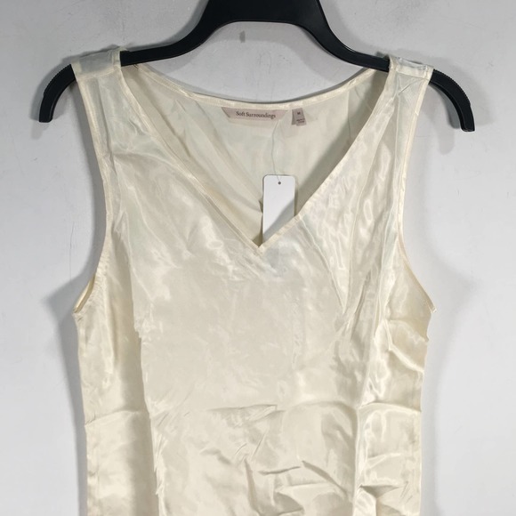 Soft Surrounding Illampu Tank Top, Women's Size M - Ecru White - Picture 8 of 13